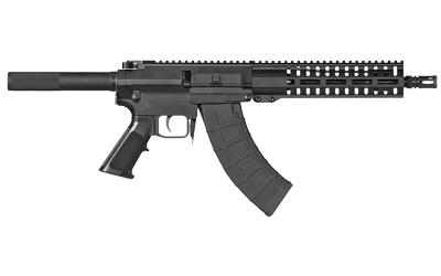 Banshee 100, Semi-automatic Pistol, 762X39, 10" Barrel, 1:10 Twist, Aluminum Frame, Black Finish, 30Rd, CMMG Pistol Tube, A2 Flash Hider, Threaded 5/8-24, CMMG M-LOK RML9 Handguard, A2 Pistol Grip, Ambi Sling Plate 76A29F9
