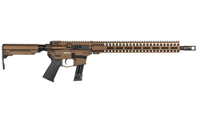 Resolute 300, MK17, Semi-automatic, AR, 9MM, 16.1" Barrel, Threaded 1/2-28, Midnight Bronze Color, Cerakote Finish, RML15 M-Lok Handguard, Geissele SSA 2-Stage Trigger, Ambi Controls, Magpul MOE Grip, CMMG RipStock, 21Rd, Accepts Sig P320 Magazines 92AE6