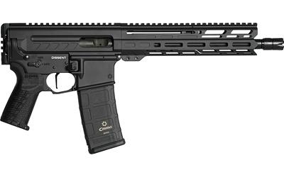 MK4, DISSENT, Semi-automatic Pistol, AR, 9MM, 10.5" Threaded Barrel, 1/2x28, CMMG Zeroed Linear Compensator, Cerakote Finish, Armor Black, TriggerTech AR-D 2-Stage Trigger, 9.6" M-LOK Handguard, CMMG Zeroed Polymer Grip, 30 Rounds, 2 Magazines 94A8041-AB