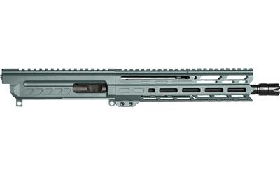 DISSENT, Complete Upper Receiver, 9MM, 10.5" Threaded Barrel, 1/2x28, CMMG Zeroed Linear Compensator, Cerakote Finish, Charcoal Green, M-LOK Free Float Handguard, Fits AR-15 w/CMMG 9AR Conversion Magazines and CMMG MKGs/MK17 Lower Receivers, Includes 191