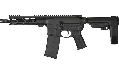 Banshee MK4, Semi-automatic Pistol, AR, 300 Blackout, 8" Threaded Barrel, 5/8x24, CMMG Zeroed Linear Compensator, Cerakote Finish, Armor Black, M-LOK Handguard, CMMG Zeroed Polymer Grip, Pistol Tube, Manual Safety, 30 Rounds, 1 Magazine PE-30A81BB-AB
