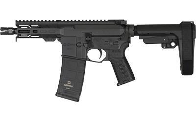 Banshee MK4, Semi-automatic Pistol, AR, 9MM, 5" Threaded Barrel, 1/2x28, CMMG Zeroed Linear Compensator, Cerakote Finish, Armor Black, M-LOK Handguard, CMMG Zeroed Polymer Grip, Pistol Tube, Manual Safety, 30 Rounds, 1 Magazine PE-94A1798-AB