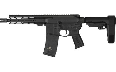 Banshee MK4, Semi-automatic Pistol, AR, 9MM, 8" Threaded Barrel, 1/2x28, CMMG Zeroed Linear Compensator, Cerakote Finish, Armor Black, M-LOK Handguard, CMMG Zeroed Polymer Grip, Pistol Tube, Manual Safety, 30 Rounds, 1 Magazine PE-94A5185-AB