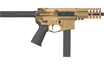 Banshee 300, MK9, Semi-automatic AR Pistol, 9MM, 5" Barrel, Magpul MOE Grip, CMMG RML4 M-LOK Handguard, Mil-Spec Single Stage Trigger, CMMG Oversized Ambi Charging Handle, Mil-Spec Single Stage Trigger, 32Rd, Fits Colt Pattern Mags, Bronze PT-91A17F5-BB