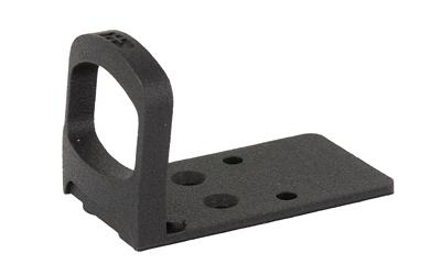 CHP Adapter Plate, Fits the Glock MOS Converting it to the Holosun 407C/507C/508T, Black, Round Face Protective Guard, Includes Mounting Hardware GL-DEF-ROUND