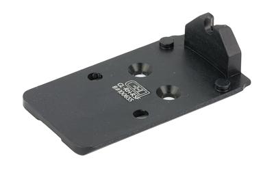 CHP Adapter Plate, For Glock MOS Converting it to the Trijicon RMR, Holosun 407C/507C/508C/508T, Anodized Finish, Black, Includes Mounting Hardware GL-RH-RSF