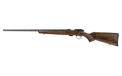 457, Bolt Action Rifle, 22WMR, 24" Cold Hammer Forged Barrel, Matte Finish, Black, Wood Stock, 5 Rounds, Left Hand 02391