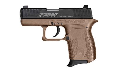 DB380 Gen IV, Semi-automatic, Striker Fired, Polymer Frame Pistol, Micro Compact, 380 ACP, 2.8" Barrel, Fixed Sights, Black Oxide Finish Slide, Flat Dark Earth Frame, 6 Rounds, 1 Magazine DBF0100E062