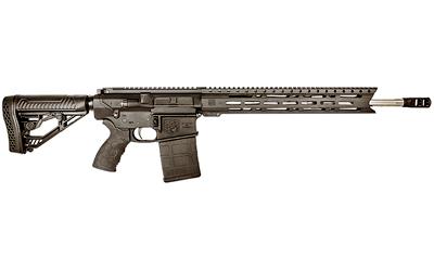 DB-10, Semi-automatic Rifle, 308 Win, 18" Stainless Barrel, Black Finish, Adaptive Tactical Stock, Hex Mag Grip, 20Rd, 15" MLOK Rail, 1 PMAG DB10EMLB