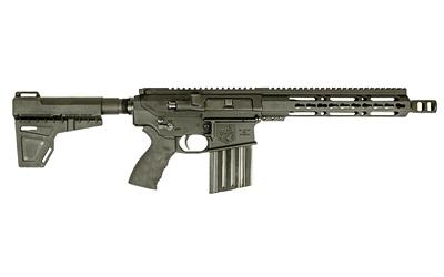 DB10PB13, Semi-automatic Pistol, 308 Win, 13" Stainless Steel Barrel, Aluminum Frame, Black Finish, 20Rd, 13" M-LOK Rail, Shockwave Blade Stabilizing Brace DB10PB13