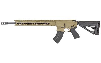 DB1565GEFDE, Semi-automatic Rifle, 6.5 Grendel, 18" Barrel, 1:8 Twist, Flat Dark Earth Finish, Adaptive Tactical Performance Collapsible Stock, 1-28Rd Magazine and 1-5Rd Magazine, 28Rd, 15" KeyMod Rail, Hexmag Suregrip, DB Muzzle Brake DB1565GEFDE