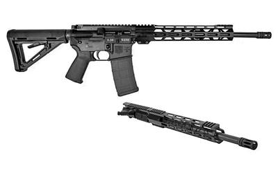 DB15, Semi-automatic Rifle, AR, 223 Remington/556NATO, 16" 4150 CrMOV Nitride Barrel, 1:8 Twist, A2 Flash Hider, Black, Magpul MOE Carbine Stock, Magpul MOE Grip, 12" M-LOK Handguard, 30 Rounds, 1 Magazine, Includes 16" 300 Blackout Upper Receiver, 12" M