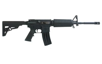 DB15 Single Rail Gas Block .300 AAC Blackout 16 Inch Chrome-Moly M4 Contour Barrel Rogers AR Super-Stoc Black 30 Round