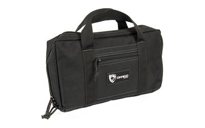 Single Pistol Case, Black, 600D Polyester, 12" x 8" 12-316BL