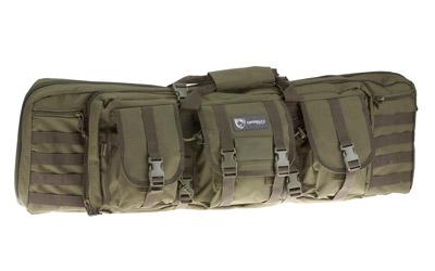 Double Gun Case, Dbl Rfl Cs, OD Green, 600D Polyester, 42" 12-323GR
