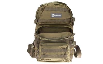 Assault Backpack, 20"x15"x13", OD Green 14-302GR