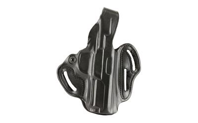 Thumb Break Scabbard Belt Holster, Fits Ruger American 45ACP, Right Hand, Black Leather 001BA2EZ0