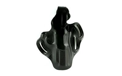 0Thumb Break Scabbard Belt Holster, Fits FN FIVE-SSEVEN, Right Hand, Black Leather 001BAS8Z0