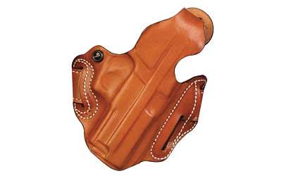 Thumb Break Scabbard Belt Holster, Fits FNH FNX-40, Right Hand, Tan Leather 001TA30Z0