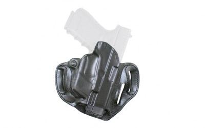 Speed Scabbard Belt Holster, Fits Glock 17/19 with Crimson Trace Lightguard, Right Hand, Black Leather 002BAX8Z0