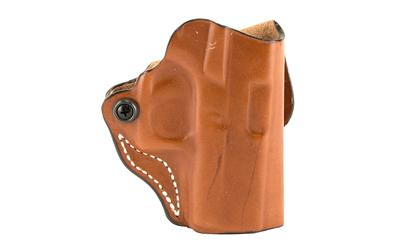 Mini Scabbard Belt Holster, Fits Glock 43, Right Hand, Tan Leather 019TA8BZ0