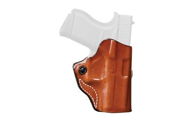Mini Scabbard Belt Holster, Fits Springfield Hellcat, Right Hand, Tan Leather 019TA9PZ0