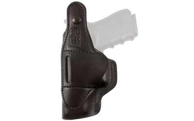 Dual Carry II Holster, Fits Glock 26/27, Right Hand, Black Leather 033BAE1Z0