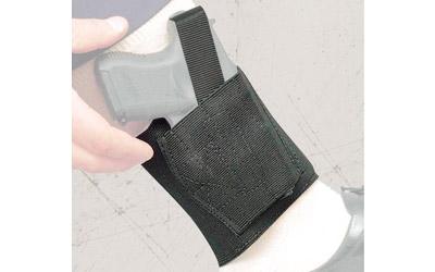 Apache Ankle Holster, Fits Small Frame Revolver, Left Hand, Black Leather 062BBSRZ0