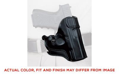 068, Sky Cop, Belt Holster, Fits 1911 Officer, Right Hand, Black Leather 068BA19Z0