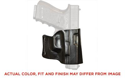 115, E-GAT Slide, Belt Holster, Fits Ruger LCP II, Right Hand, Black Leather 115BA7FZ0