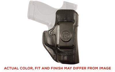 127, Inside Heat, Inside the Pants Holster, Fits Glock 26, 27, 33, Left Hand, Black Leather 127BBE1Z0