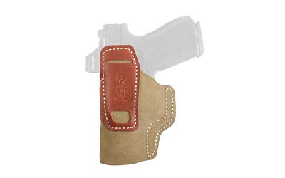 Transit, Inside Waistband Holster, Ambidextrous, Fits Glock 19/19X/45/23/32/36, Walther P99, Sig P228/P229/P239/P320/P250C, H&K VP9, Leather and Kydex Construction, Tan 215NJB6Z0