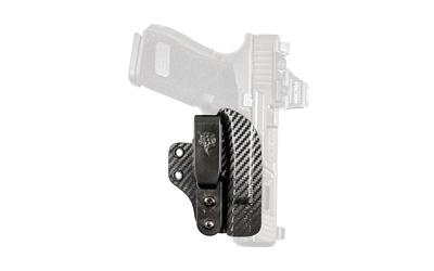 LIFEGUARD, Inside Waistband Holster, For GLOCK 17/17 GEN 5/19/19 GEN 5/19X/22/23/26/26 GEN 5/27/31/32/45 With or Without Red Dot Sight, Ambidextrous, Kydex Construction, Black 216KJB6Z0