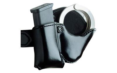 Double Play Magazine Pouch and Handcuff Case, Fits SR 9/40, Ambidextrous, Black Double Play Magazine Pouch and Handcuff Case, Fits SR 9/40, Ambidextrous, Black