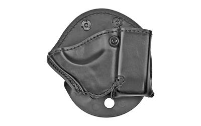 A15, Double Play, Magazine Pouch, Fits Glock 17, 19, 22, 23, 26, 27, 31, 32, 33, 36, Left Hand, Black Leather A15SBJJZ0