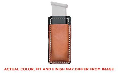 A47, Secure Mag Carrier, Magazine Pouch, Fits Double Stack 9mm/40, Ambidextrous, Black Leather A47BJEEZ0