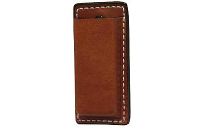 Secure Single Magazine Pouch, Fits Single Stack 9MM/40, Ambidextrous, Tan Leather A47TJEEZ0