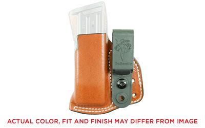 A85, Hidden Cache, Magazine Pouch, Fits Double Stack 9mm/40, Ambidextrous, Tan Leather A85TJEEZ0