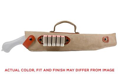 A89, Kurz Case Shell Attachment Pouch, Ambidextrous, Holds 12 and 20 Gauge Rounds, Tan Leather A89TJG2Z0