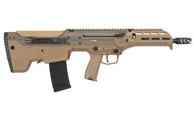 MDRX, Semi-automatic, Bullpup, 223 Wylde, 16" Barrel, 1:7 Twist, Threaded 1/8-28, Flat Dark Earth, 1 Mag, 10Rd, Side Eject MDR-RF-B1610-SE-F