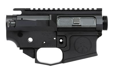 T15, Billet AR-15 Receiver Set, Anodized Finish, Black, Includes Upper and Lower Stripped Reciever T15-SET-BLK
