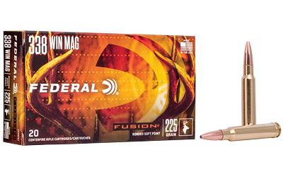 Fusion, 338 WIN MAG, 225 Grain, Boat Tail F338FS1