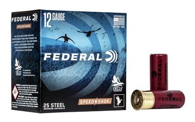 Speed-Shok, 12 Gauge 2.75", #3, 1 1/8 oz, Steel Shot, 25 Round Box WF145 3