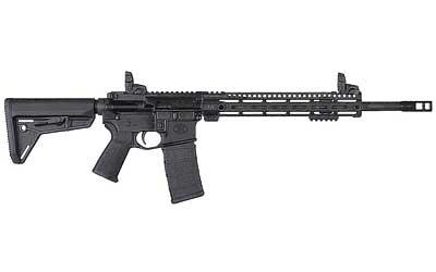 FN15 Tactical Carbine, AR Rifle, 300 AAC Blackout, 16" Match Grade Chrome Lined Hammer Forged Barrel, Black Finish, Magpul MOE-SL Stock and MOE Grip, Magpul Backup Flip Sight, 30Rd, 12" MLOK Rail, SureFire ProComp 762 Muzzle Brake 36365