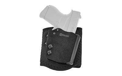 Ankle Guard (Ankle Holster), Right Hand, Fits Glock 43/43X With or Without Red Dot, Black Leather AGD800RB