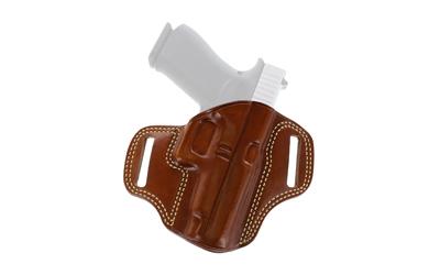 Combat Master Belt Holster, 1 3/4" Belt Loops, Leather, Tan, Fits Springfield Hellcat Pro, Right Hand CM876