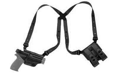 Miami Classic Shoulder Holster, Fits Springfield XD With 3-5" Barrel, Right Hand, Black Leather MC446B