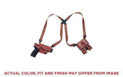 Miami Classic II Shoulder Holster, Right Hand, Fits Sig P228, Leather Material, Black Finish MCII250B