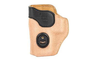 Scout 3.0 Strongside/Crossdraw, Inside Waistband Holster, Ambidextrous, Fits Glock 19/19x/23/32/45 and CZ P10C, Black Leather S2-226B
