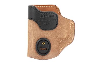 Scout 3.0 Strongside/Crossdraw, Inside Waistband Holster, Ambidextrous, Fits Glock 26,27,33, Black Leather S2-286B